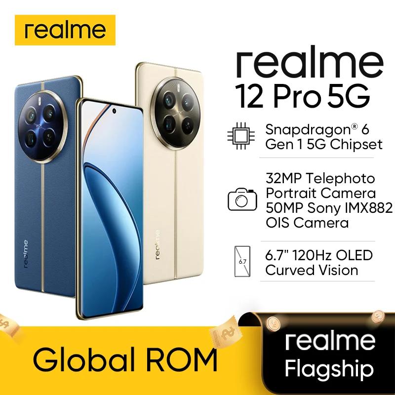 ۷ι  Realme 12 Pro 5G, 6.7 ġ, 120Hz, 5000mAh ͸, 67W, 50MP ĸ ī޶ 3 , 巡Ÿھ NFC, 6  1